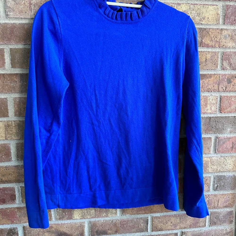 J. Crew Ruffle Neck Sweater